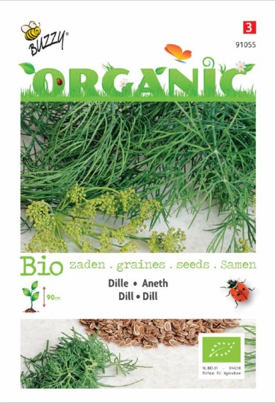 Dill BIO (Anethum graveolens) 1400 seeds BU